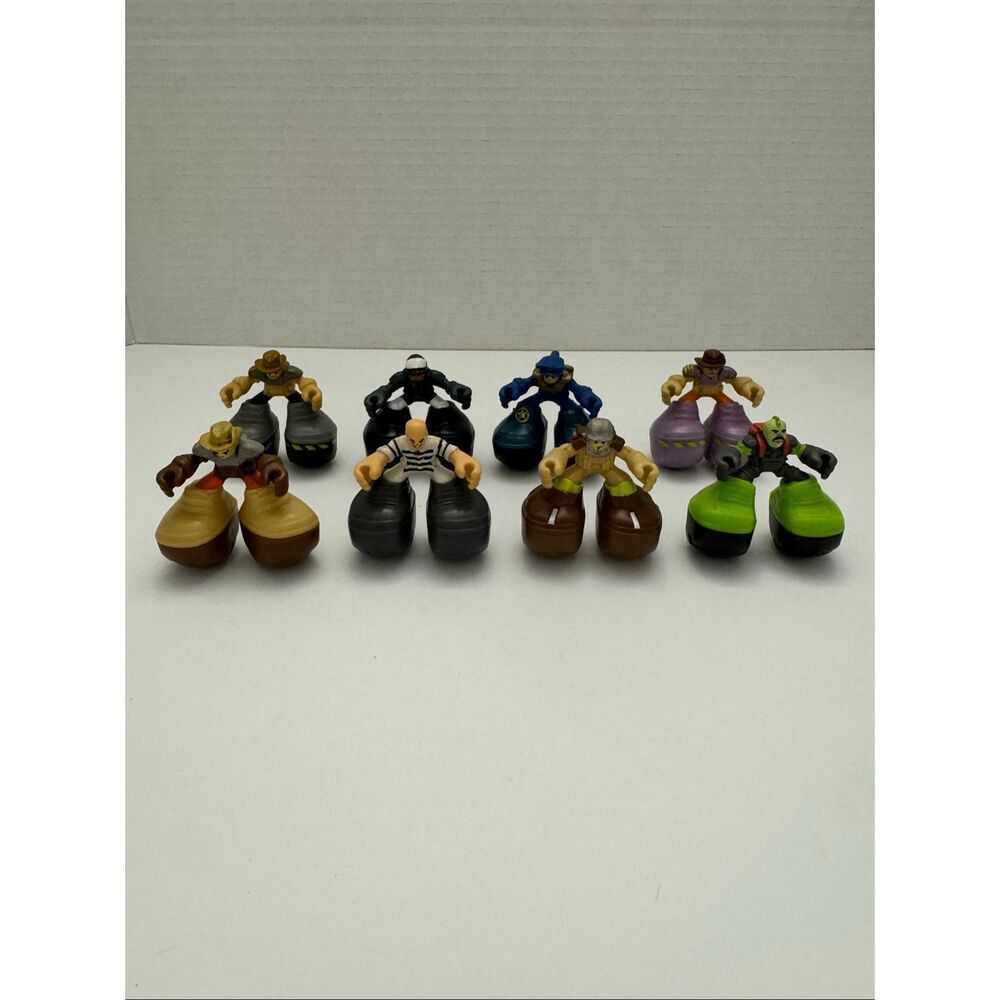 Mattel Matchbox Big Boots Mini Action Figures Lot Of 8